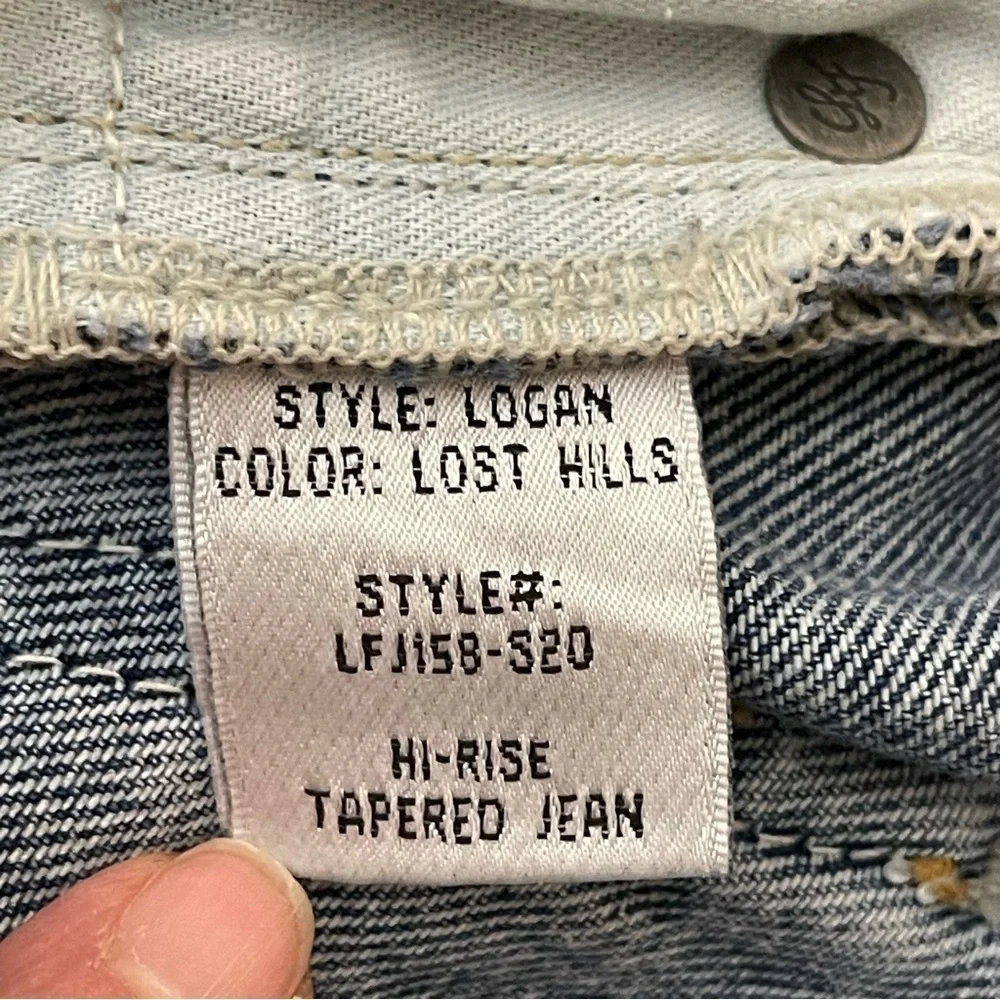 Lovers and Friends Logan Distressed Cropped Raw Edge Denim in Lost Hills preppy